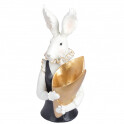 Dekorayjny królik biało-czarny 86500