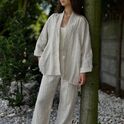 Kimono lniane naturalne