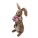 Figurka Zając z kwiatami