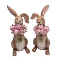 Figurka Zając z kwiatami