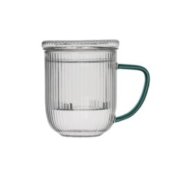 Szklanka borosilikatowa z pokrywką i filtrem