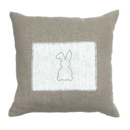 Poszewka lniana wielkanocna