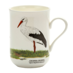 Kubek porcelanowy Bocian