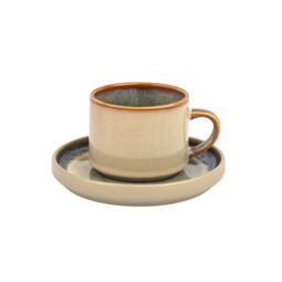Zestaw kawowy 2 filiżanek z podstawkami