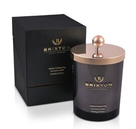 Świeca sojowa Amber & Black Fig 