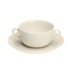 Bulionówka porcelanowa z podstawką Claudette 