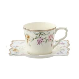 Filiżanka porcelanowa ze spodkiem