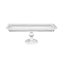 Prostokątna patera na stopce