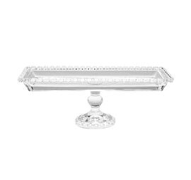 Prostokątna patera na stopce