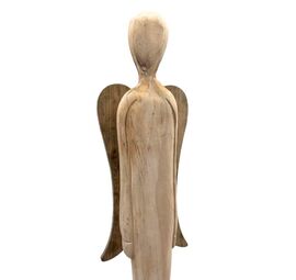 Figurka anioł drewniany