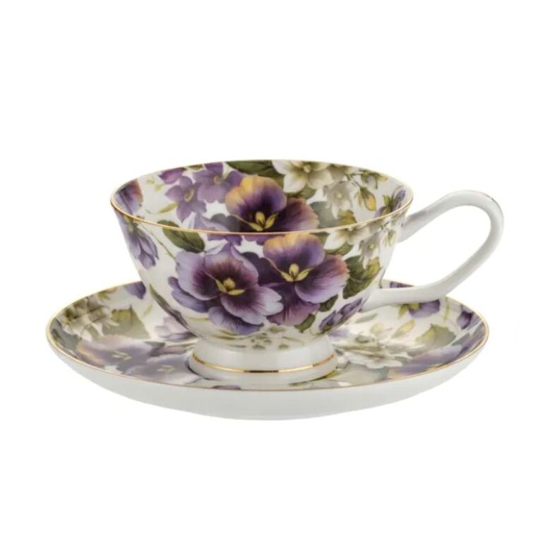 Filiżanka porcelanowa ze spodkiem
