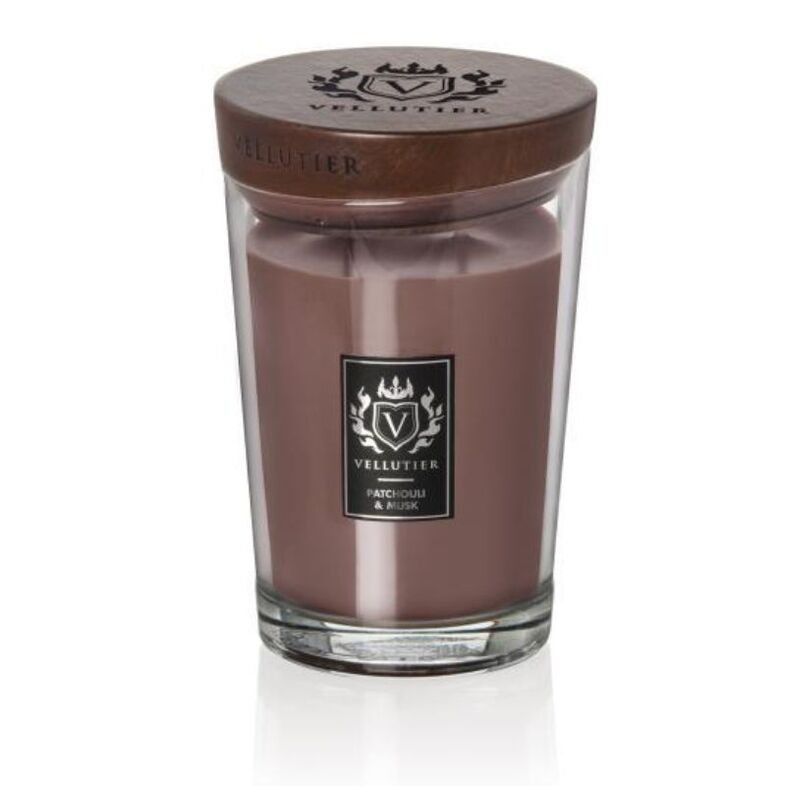 Świeca Vellutier duża Patchouli & Musk