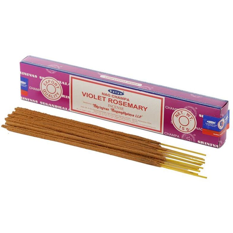 Kadzidełka Satya Nag Champa & Violet Rosemary