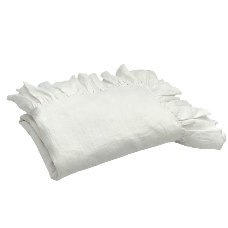 Narzuta Lniana Shabby Chic