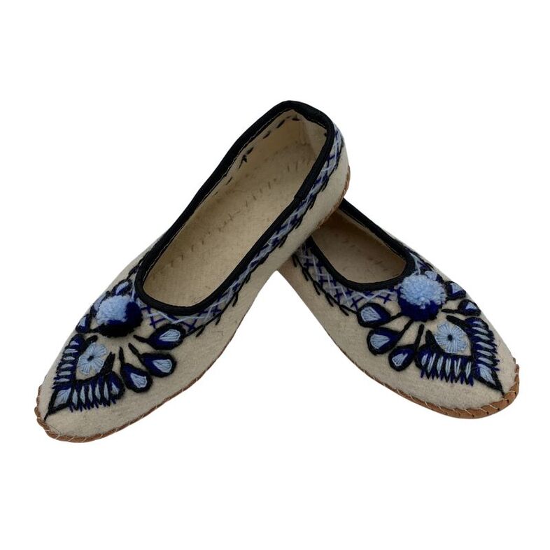 Kapcie pantofle góralskie z sukna