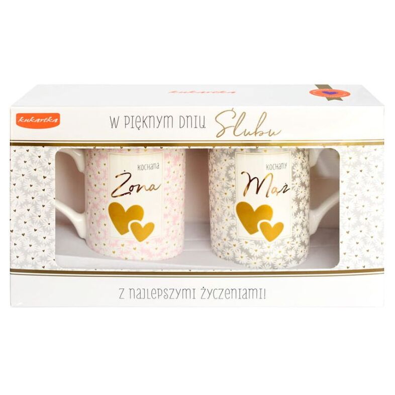 Komplet kubków dla Młodej Pary