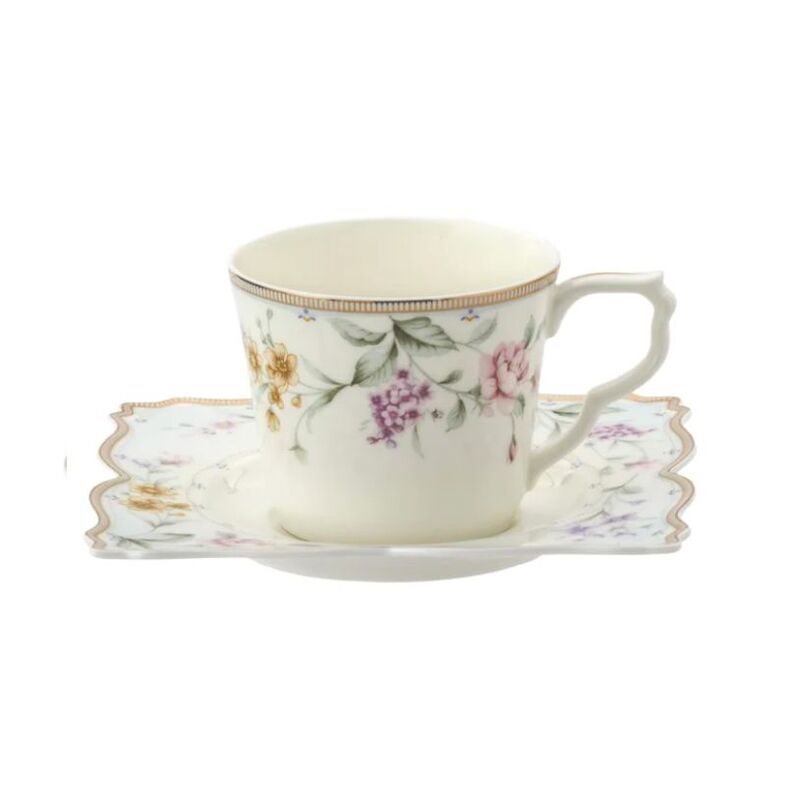 Filiżanka porcelanowa ze spodkiem