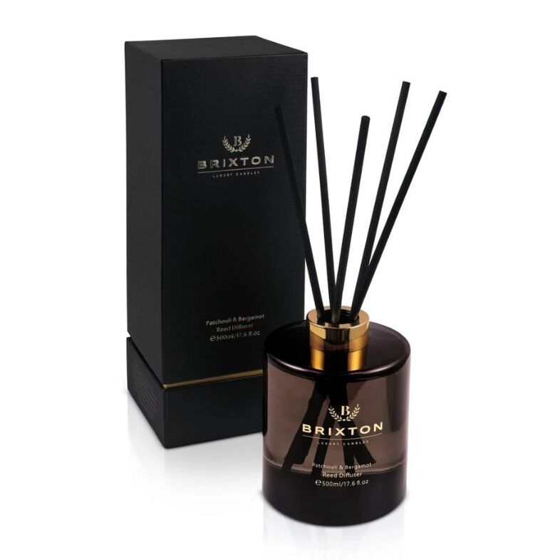 Dyfuzor zapachowy z patyczkami Patchouli & Bergamot